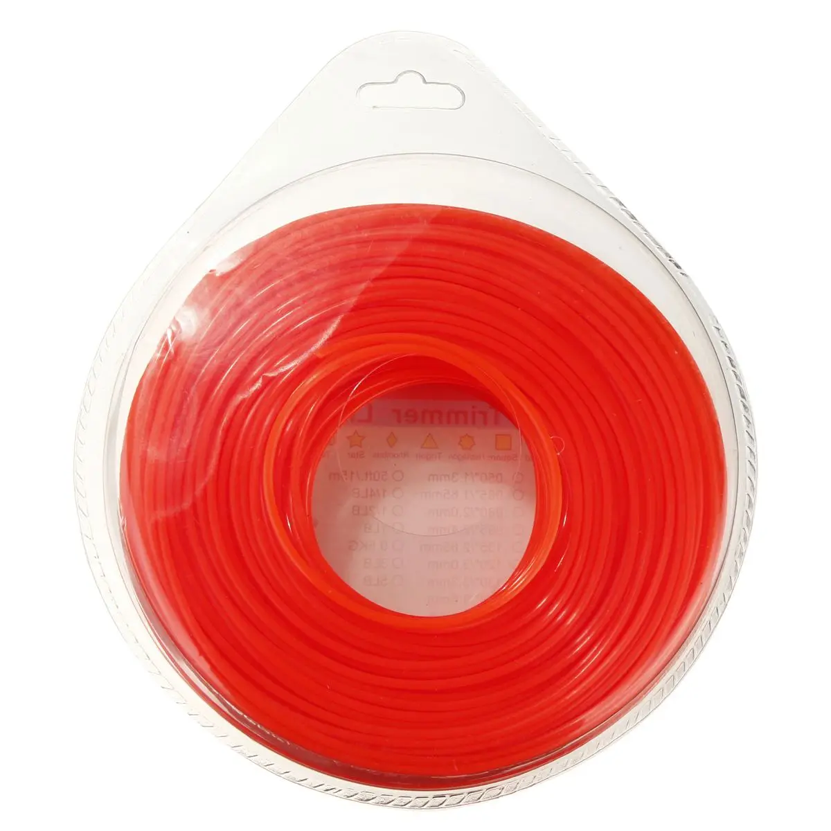 DWZ 2.4mm x 90m Strimmer Brushcutter Trimmer Nylon Cord Line Long Round Roll Orange