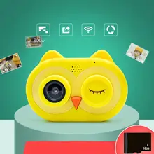 Умная мини-камера hobbylan в форме совы для детей, 800 Вт, HD SLR Cam, для детей, 60 s, видео камера, Режим фото, рамка, подарок на день рождения