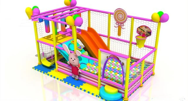YLWCNN-parque infantil para niños, Mini laberinto para fiesta, juego de  tobogán de jardín, PISCINA DE BOLAS para bebés, valla, parque pequeño