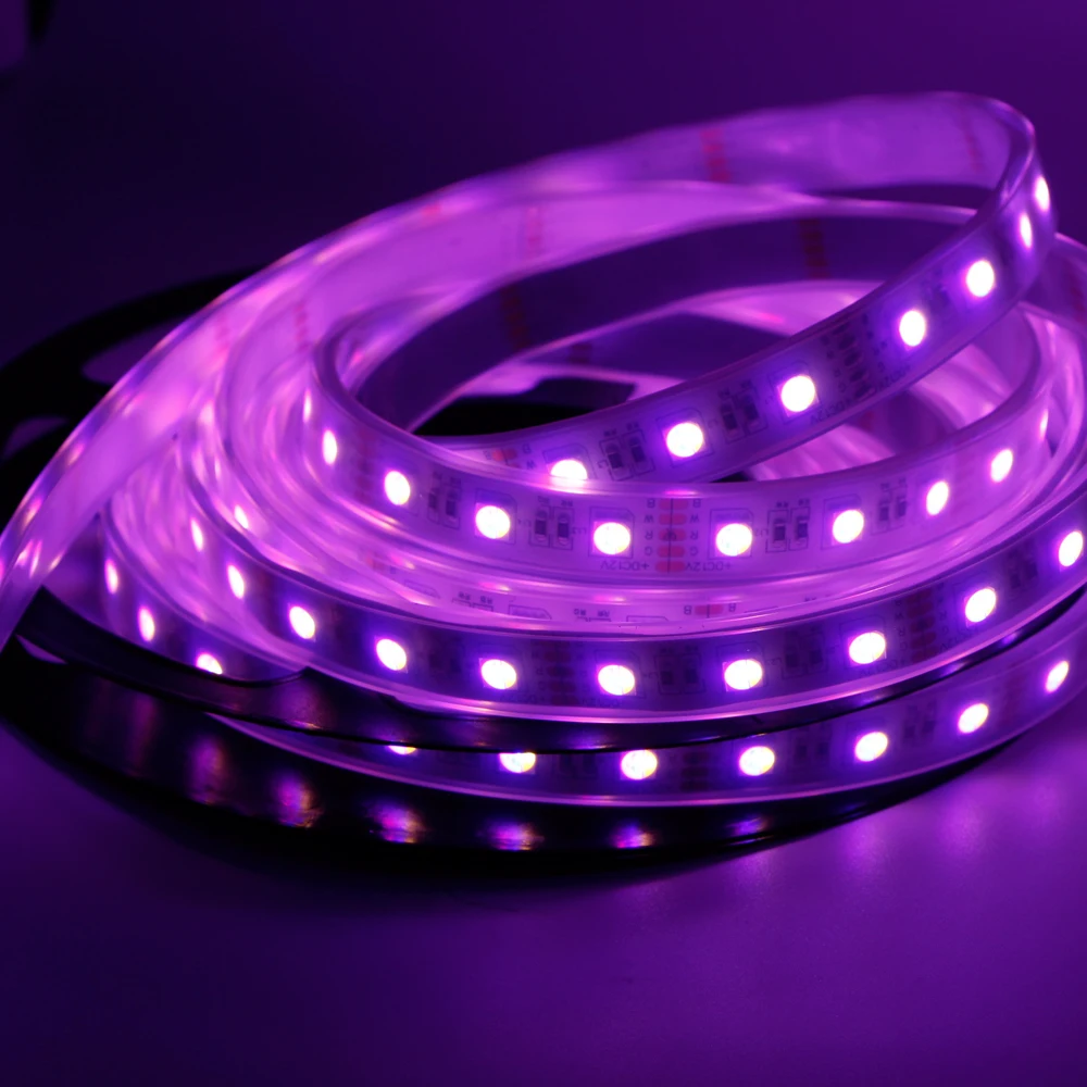 5 м 5050 Светодиодная лента 4в1 RGB RGBW RGBWW + белая/теплая белая светодиодная 60