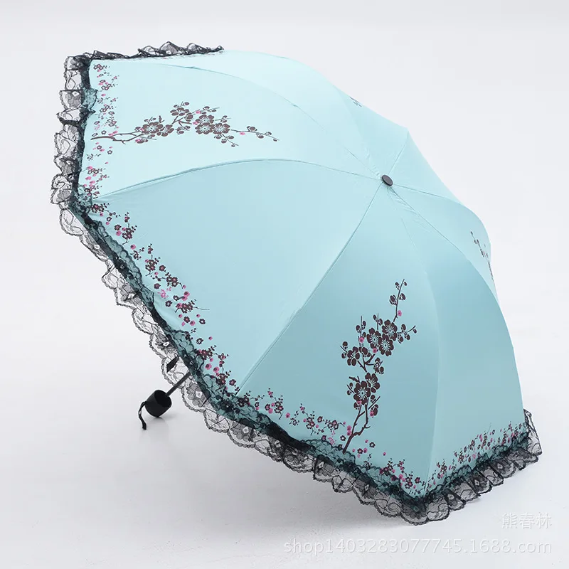 

MRIDEA Retro Flower Sunny and Rainy Umbrella Lace Vintage Umbrella Rain Women Travel Business Wife Girlfriend Gift
