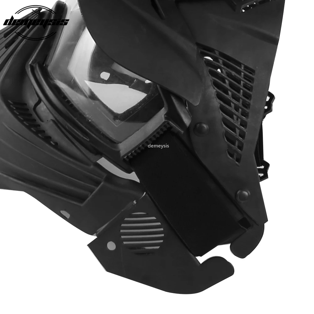 Тактическая Маска для лица с объективом для охоты страйкбол Пейнтбол CS игровая маска для глаз Защитные тактические маски