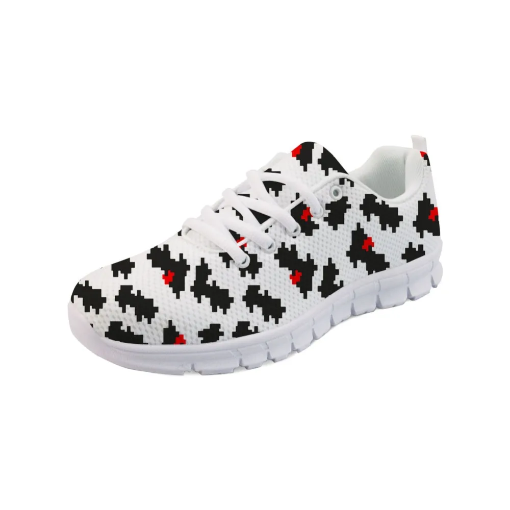 

Ladies Trend shoes Sparse black and white hounds tooth pattern vector image Comfortable Shoes Woman Elegant Female Girls Shoes