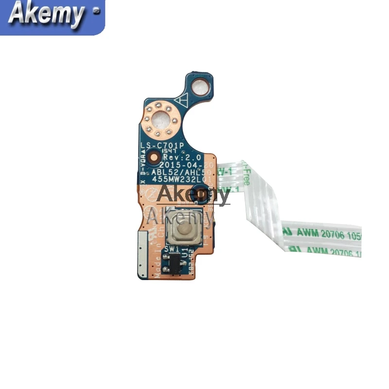

SZRCDZKJ Switch Board Switch Board Cable Laptop Power Cord For HP Pavilion15 15-AC 15-AF 15-BA 15-AY 250 255 G4 G5 LS-C701P