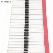 100 шт. выпрямительный диод 2A 1000 В do-15 RL207