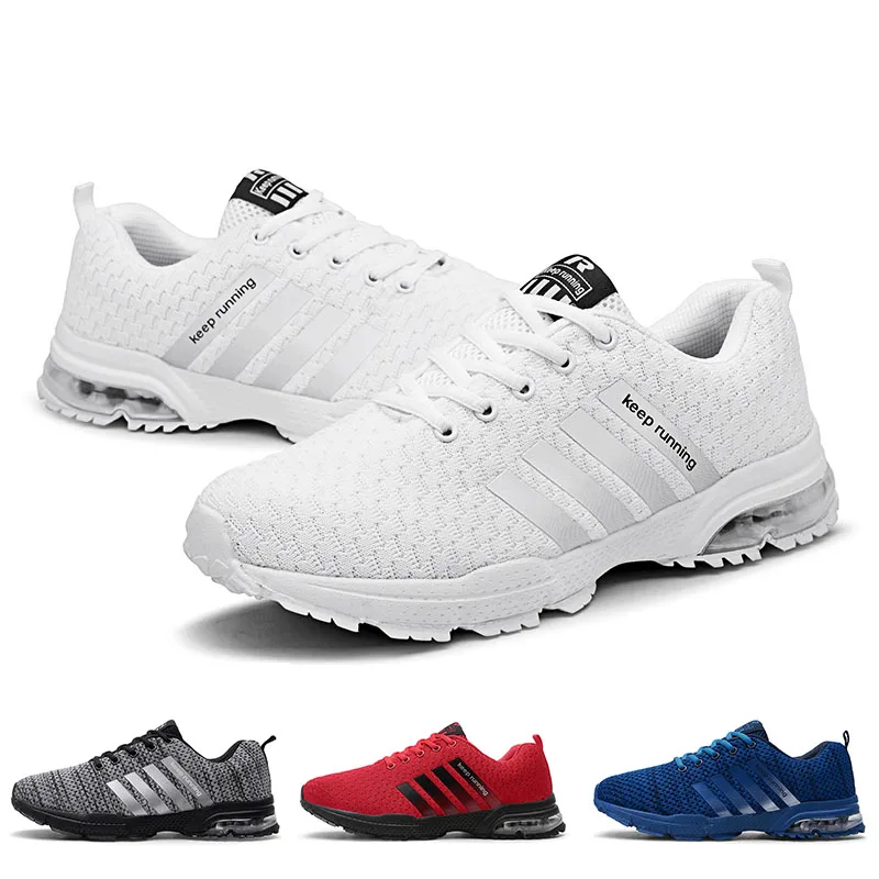 

Trendy Men woman Couple Male Casual Fashion Summer Autumn Knitting Air Mesh Travels Striding Walking Zapatillas Chaussures Shoes