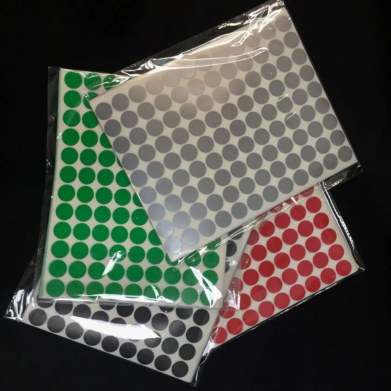 

165Pcs/Sheet Colorful Empty Papers Sticker for Glass Essential Oil Bottle Cap Lid Labels Blank Round Circles Stickers