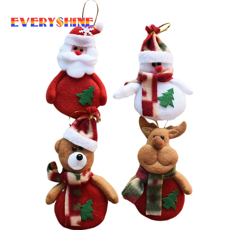 

christmas tree decorations Deer Snowman Pendant christmas tree hanging Christmas Gift Santa claus Supplies Arbol De Navidad SD15