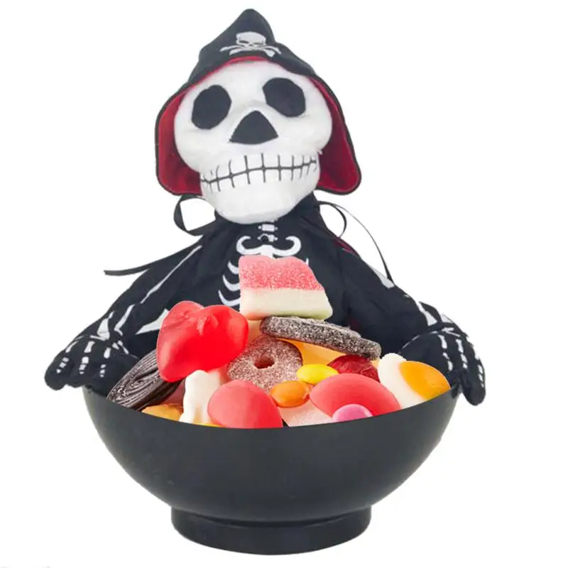 

Halloween Skull Bowl Ghost Candy Fruit Tray Halloween Decorations Witches Props Haunted House Ideas Halloween Party Yard