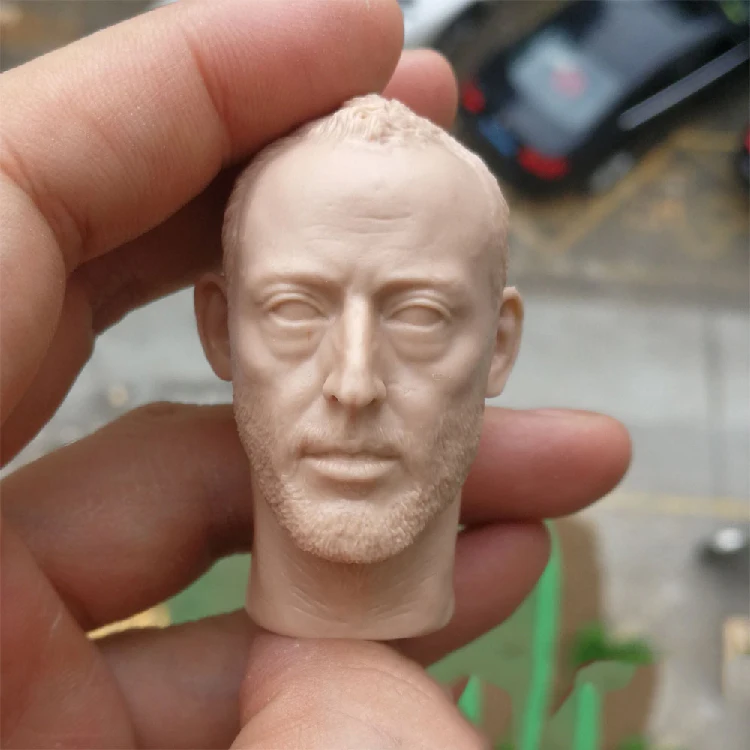 

1/6 Jean Reno Unpainted Head Sculpt Model for 12''Action Figures Bodies