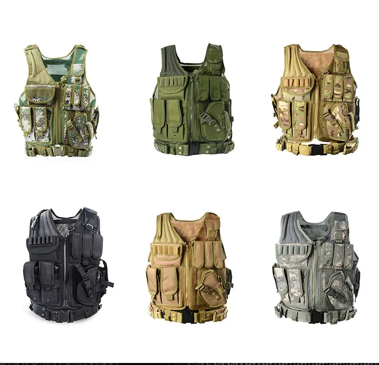 Outdoor amphibious combat military training combat assault vest hunting