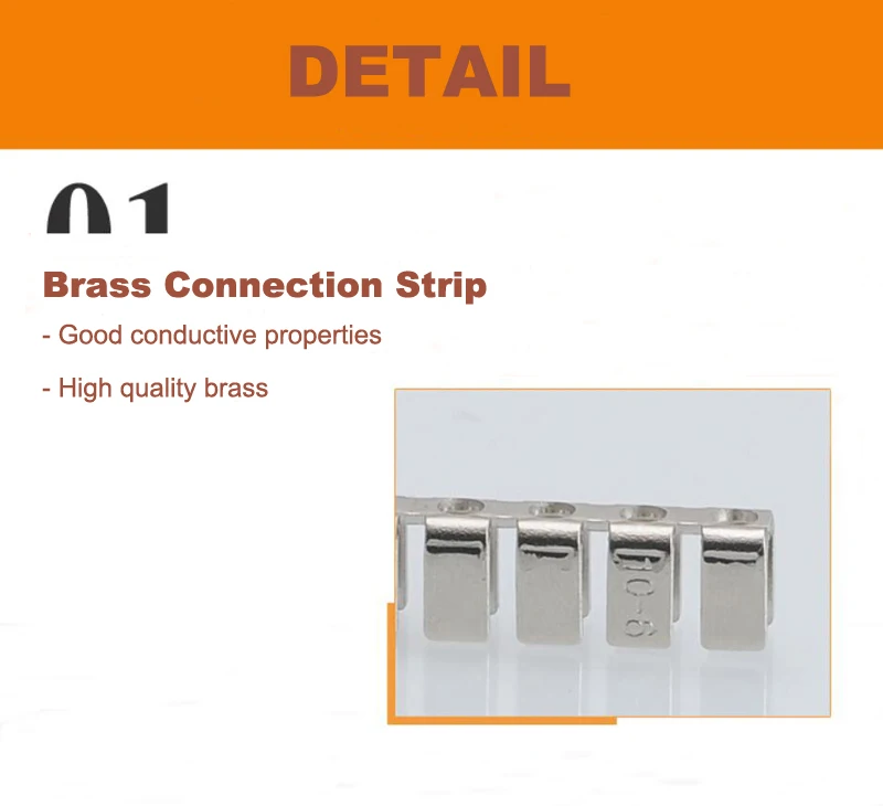 FBI 10-6 brass connection strip