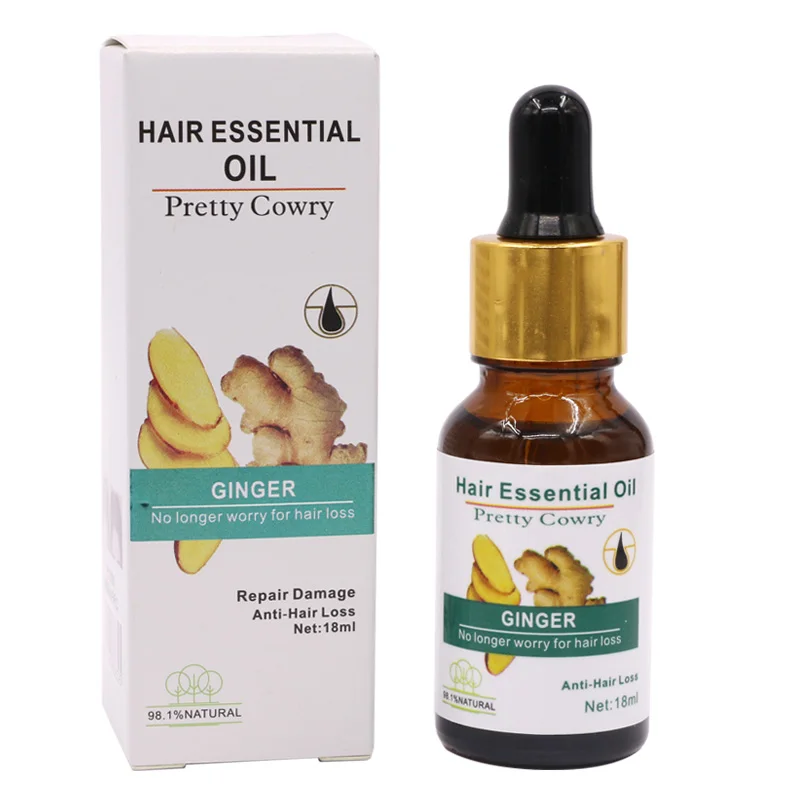 Ginger Hair Essential Oil Essence Hairdressing Hairs Mask Hair