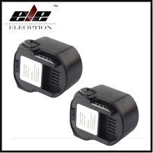 2x Eleoption Power Tool Battery AEG 12V 2000mAh 2.0 Ah Ni-CD For B1214G,B1215R,B1220R,M1230R,BS12G,BS12X,BSB12G,BSB12STX,BSS12RW