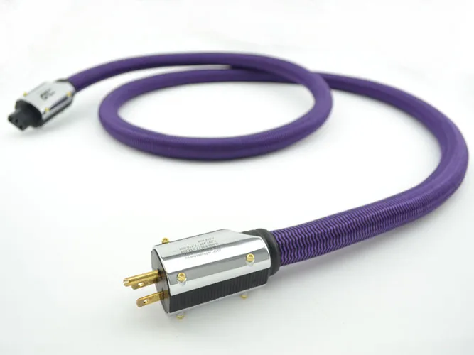 Purple Rush US AC power cord cable without original wooden box hifi