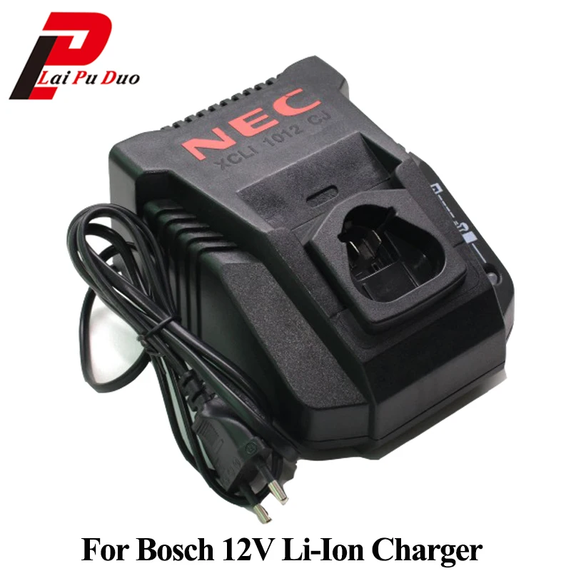 

For BOSCH 12V Li-ion Replacement Power Tool ChargerBC430 BAT411 BAT412 BAT413 Input:100-240V