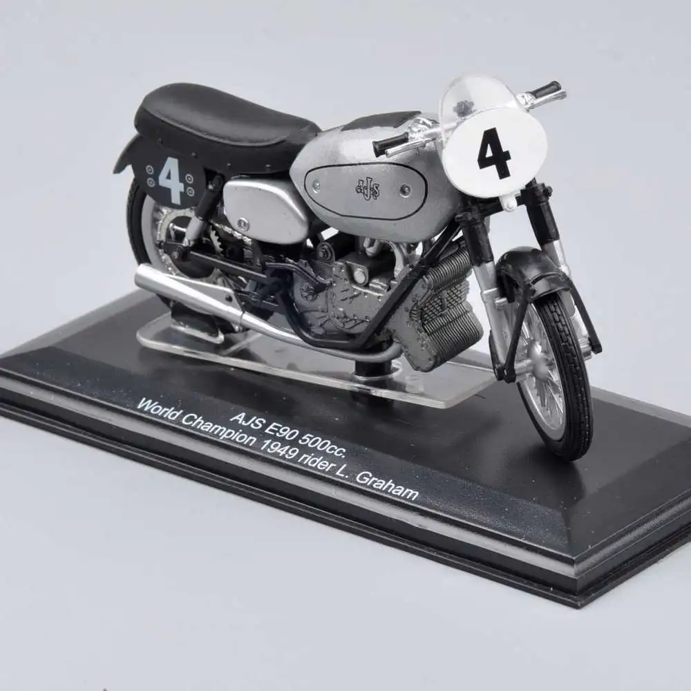 Игрушки для детей 1:22 italeri ajs E90 500cc чемпион мира 1949 мотоцикл литья под давлением модель мотоцикла коллекция игрушек