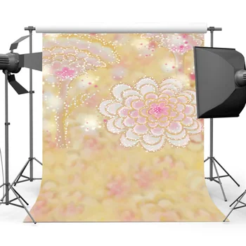 

Mehofoto Photography Backdrop Newborns Background Yellow Flower Photo Backdrop Picture Photography Studio Props S-104