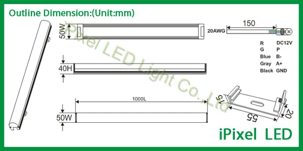 Водонепроницаемый DC5V WS2812B RGB Светодиодные ленты SMD 5050 Рождество украшения 60led/м Tube