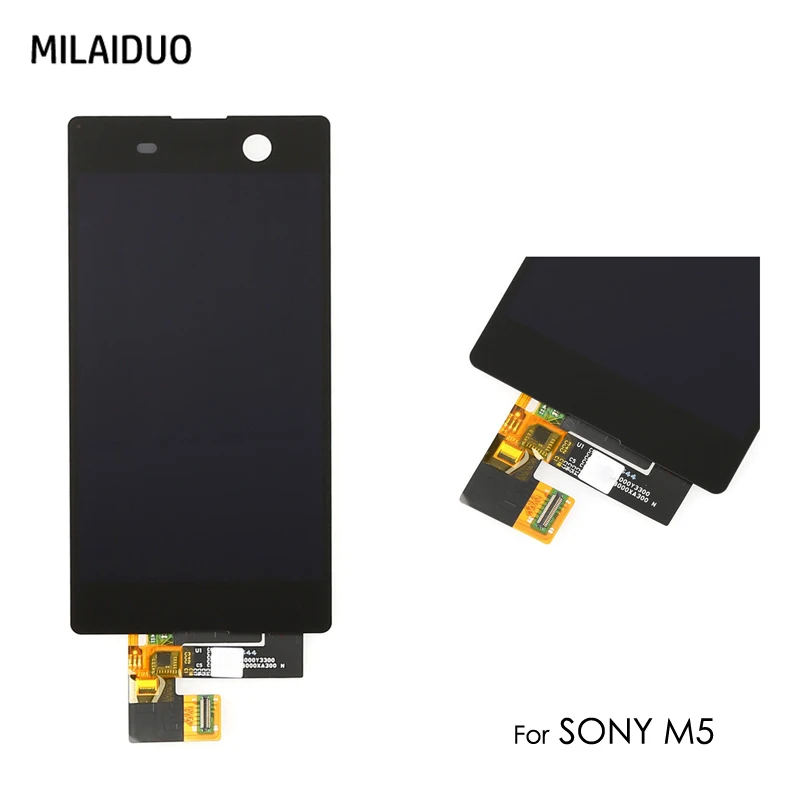 

Original LCD Display For Sony Xperia M5 Dual E5603 E5606 E5653 Touch Screen Digitizer Full Assembly Replacement Parts 5.0