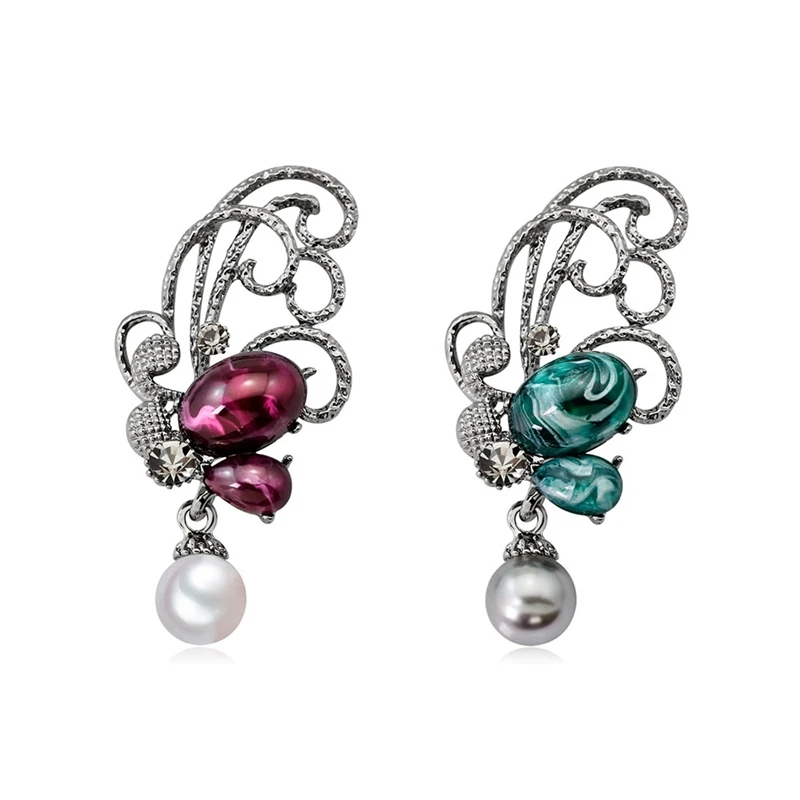 2018 животных и броши для Для женщин бабочка брошь значок Смола Брошь Винтаж значки