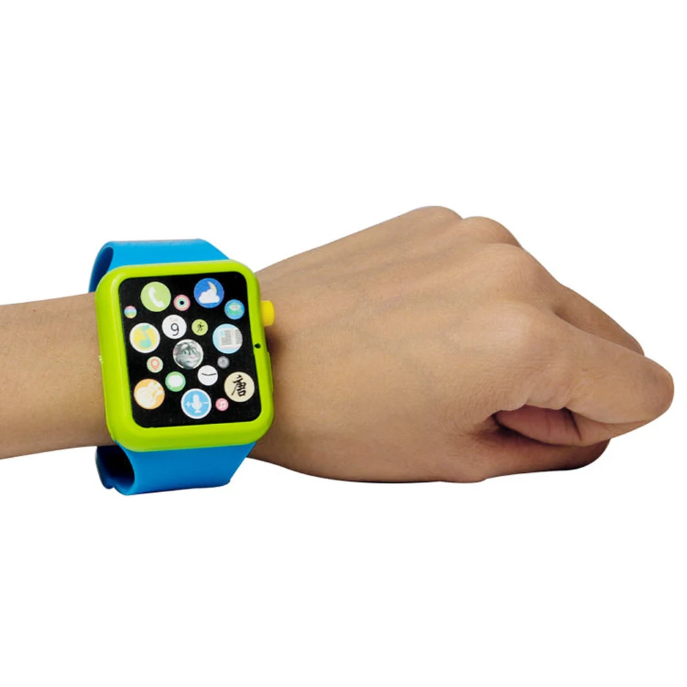 3D сенсорный экран наручные часы игрушка электрическая музыка наручные часы забавная игрушка Детские умные часы игрушечные часы музыкальная обучающая машина 3 цвета