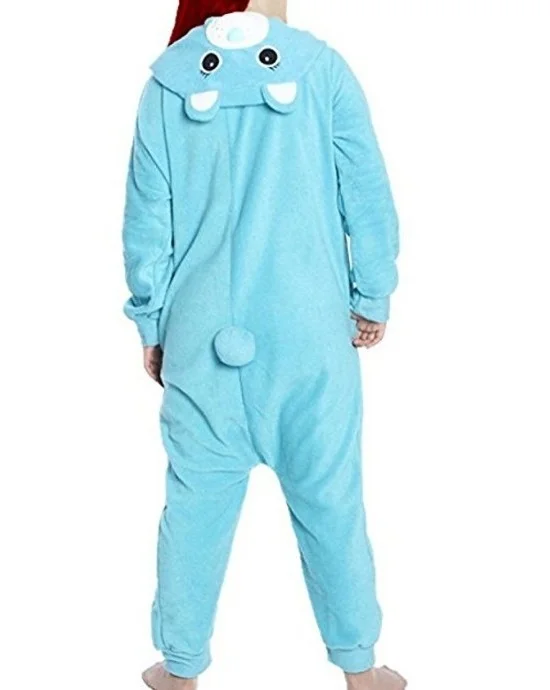Новая голубая луна медведь Комбинезоны Для женщин взрослая Пижама Kigurumi спящий мишка костюмы животных для праздника Onesie; одежда для сна; комбинезон