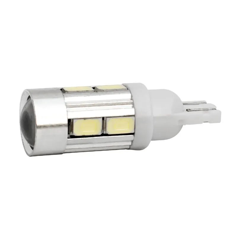 T10 194 192 921 супер яркий 10 SMD 5630 5730 светодиодный авто парковочная светильник W5W WY5W 501 автомобильная лампа для чтения Клин хвост боковые лампы DC12V