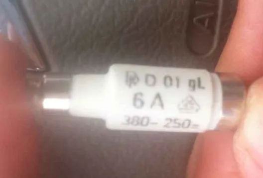 Предохранитель d01 6a 400v