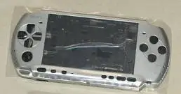 Полный корпус оболочки чехол для psp 3000 psp 3000 игровой консоли оболочки Ремонт частей - Цвет: Серебристый