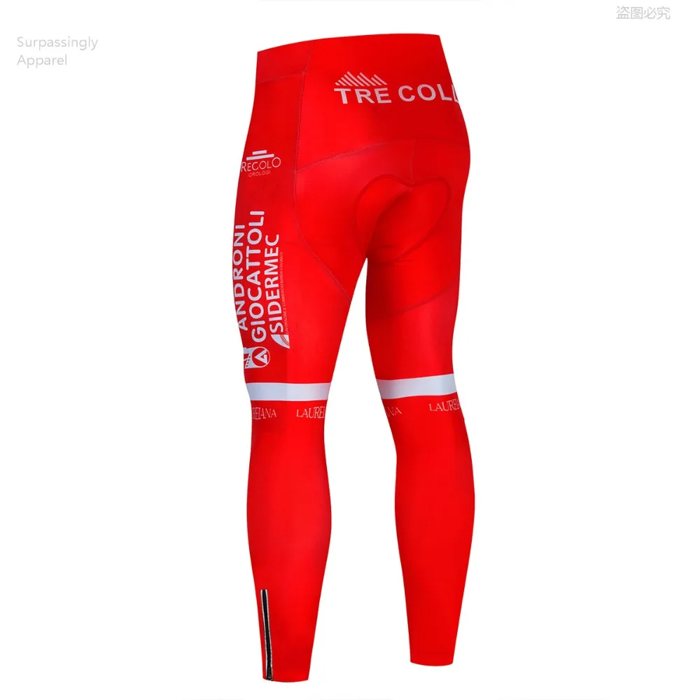 Красный UCI Team Andr Pro, мужские длинные осенние велосипедные шорты с рукавом, 16D гелевая подкладка, одежда для велосипеда, MTB, велосипедные нагрудники