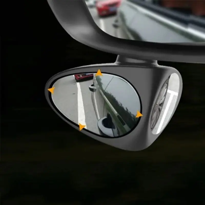 New 1 Pc Auto Car Rear View Mirror 360 Rotatable Adjustable Blind Spot Convex Wide Angle Mirror Left/ Right 10166