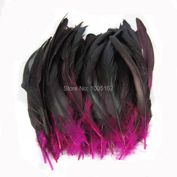 

Free Shipping 300 pcs per lot 12-14inch(30-35cm) Hot Pink Coque Feathers Cock feather Rooster feathers pheasant feather