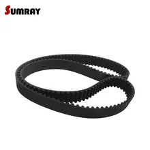 CORREIA Dentada HTD8M SUMRAY 8M-960/968/976/984/992/1000/1008/1016/1024/1032mm Cinto Engrenagem 25/30mm witdh cinto Correia de Transmissão