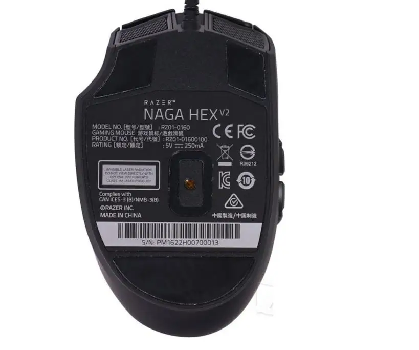 2 компл./упак. коврики для мыши ножки коньки Razer naga hex v2 игровая мышь с тефлоновым
