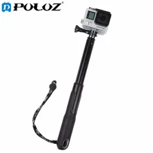 For Go Pro Accessories Extendable Self-portrait Handheld Telescopic Monopod Holder Selfie Stick for GoPro HERO4 Session 4 3+ 3