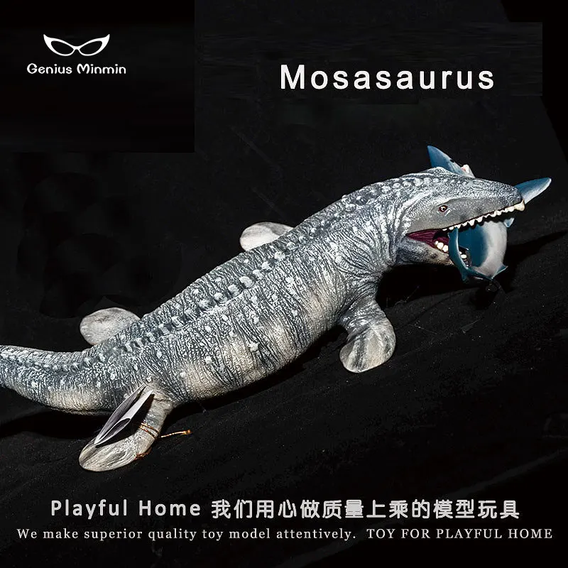 Jurassic большой Mosasaurus динозавр мягкие ПВХ фигурки Модель Коллекция животных Динозавр игрушки для детей