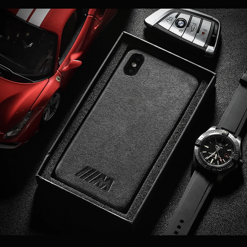 

Luxury Car Logo Phone Case for iPhone 6s Plus 7 7Plus 8 8Plus X 10 XR XS Max Coque Shell Silicon Batman Winter Fur Leather Cover