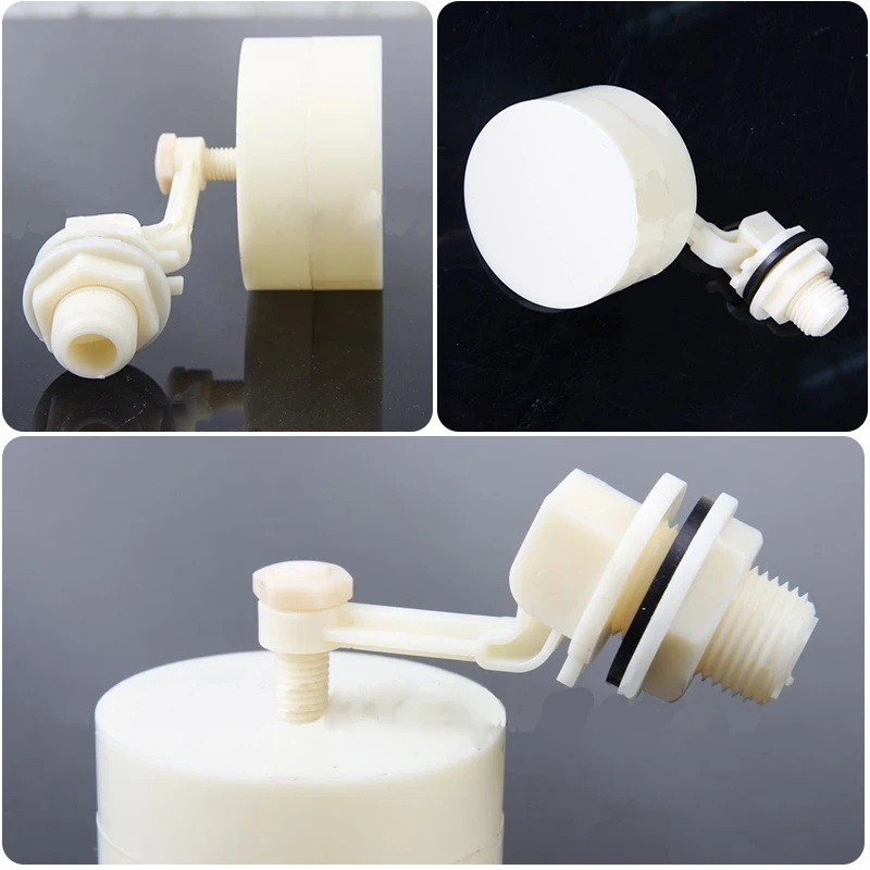 

Mayitr Hardware Tools 1/2" Plastic Automatic Float Valve Water Level Control Valve For Solar Water Tank Tower Pool