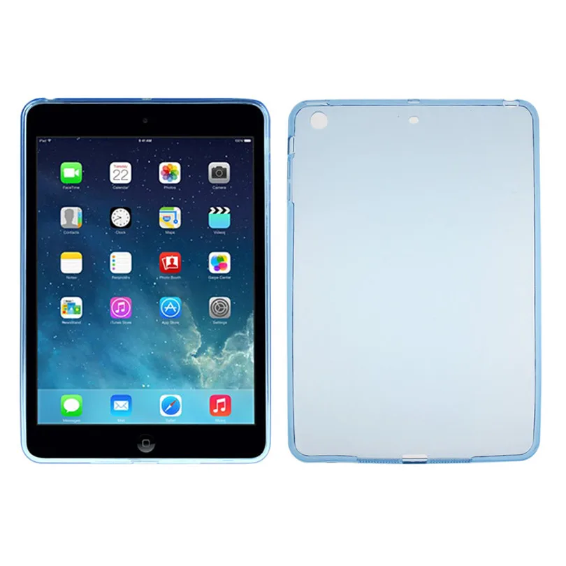 

Soft Gel TPU Skin Silicone Back Case Cover for iPad mini 1 2 3 Retina Tablet 7.9inch A30