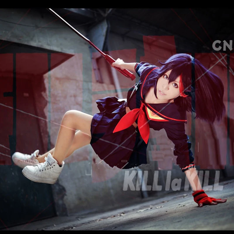 Аниме Kill LA Ryuko Matoi костюм для косплея школьная форма девочек на Хэллоуин заказ
