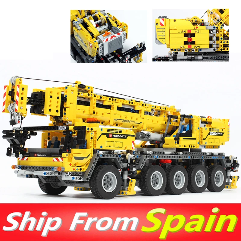 

20004 2606Pcs Technic Motor Power Mobile Crane Mk II Model Building Blocks Compatible with 42009 Toys Bricks 20005