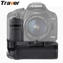 Travor Аккумулятор Ручка для Canon 450D 500D 1000D работать с BG-E5 LP-E5 или Шесть АА аккумуляторы