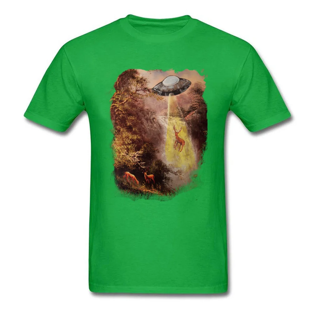 Deer hunters Tops Shirt Dominant Crew Neck Summer Short Sleeve Cotton Men T-Shirt Simple Style Tee Shirts Free Shipping Deer hunters green