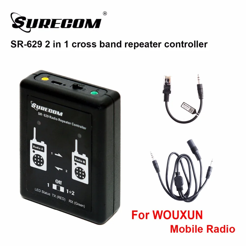 

SURECOM SR-629 Duplex Repeater Controller with WOUXUN KG-UV920 Cable
