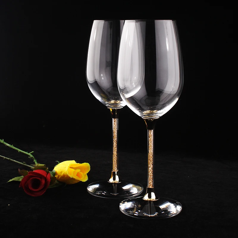 wine champagne glasses Glassware clear crystal drinking glasses with