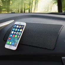 Для панелей, на липкой основе нескользящий коврик автомобильный нескользящий липкий коврик для компьютерные очки держатель Автомобильный Стайлинг интерьерные Аксессуары 27x15 см ПВХ