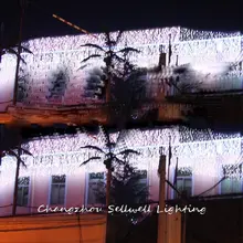 Лучшие модные прямые продажи рождественские украшения для рождественской елки отлично! праздничное освещение, свадебные украшения 1*6 м Светодиодные лампы H266