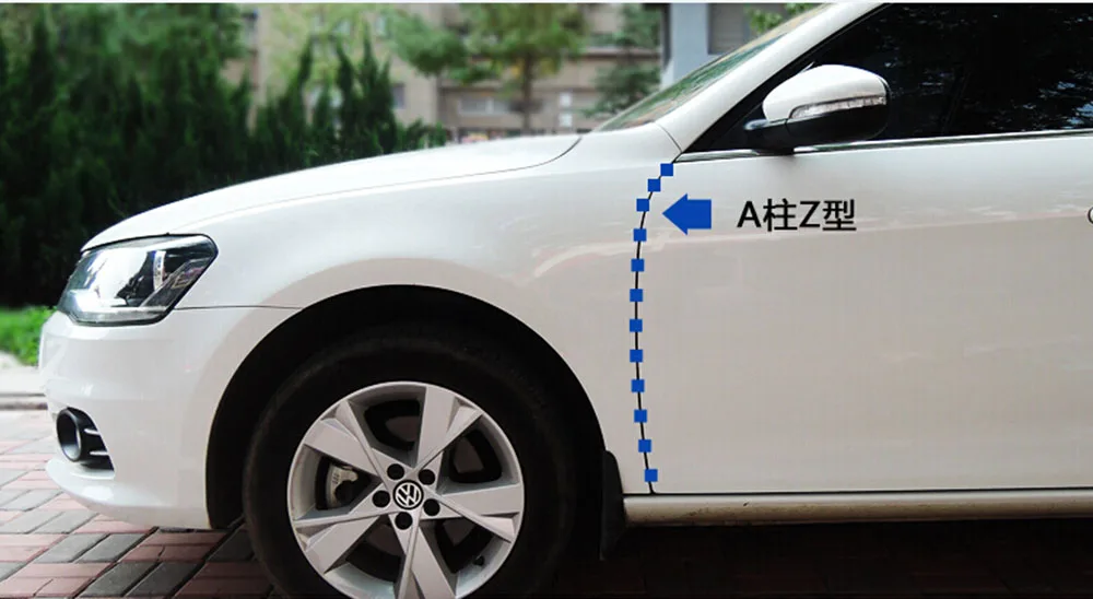 Z тип автомобильный резиновый уплотнитель двери Водонепроницаемый Анти-пыль уплотнительные полосы отделка для автоматические двери края звукоизоляционные с качественным стикером