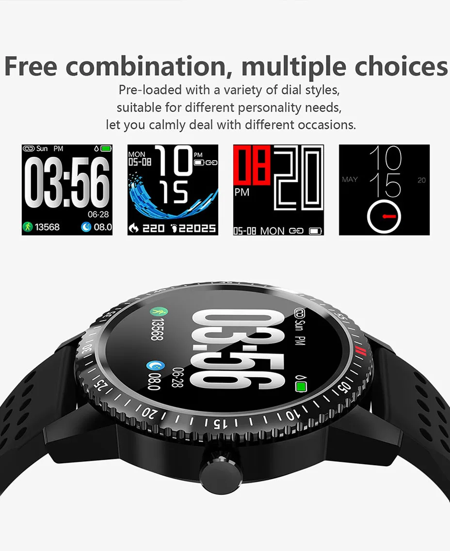 Умные часы COLMI CT1, IP67, водонепроницаемые, для занятий фитнесом, трекер, пульсометр, для мужчин и женщин, умные часы для Android IOS